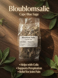 Bloublomsalie (Cape Blue Sage) – Herb for Colic, Perspiration & Joint Pain (R50)