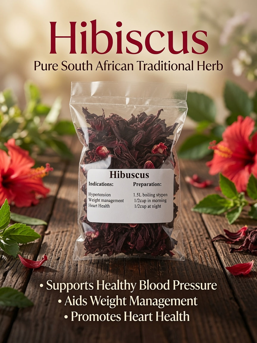 Hibiscus – Natural Herb for Blood Pressure, Heart Health & Weight (R50)