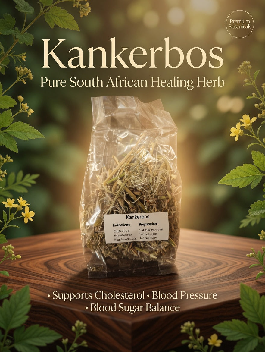 Kankerbos – Traditional South African Herb for Cholesterol, Blood Pressure & Blood Sugar (R50)