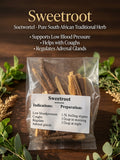 Sweetroot (Soetwortel) – Herb for Low Blood Pressure, Coughs & Adrenals (R50)