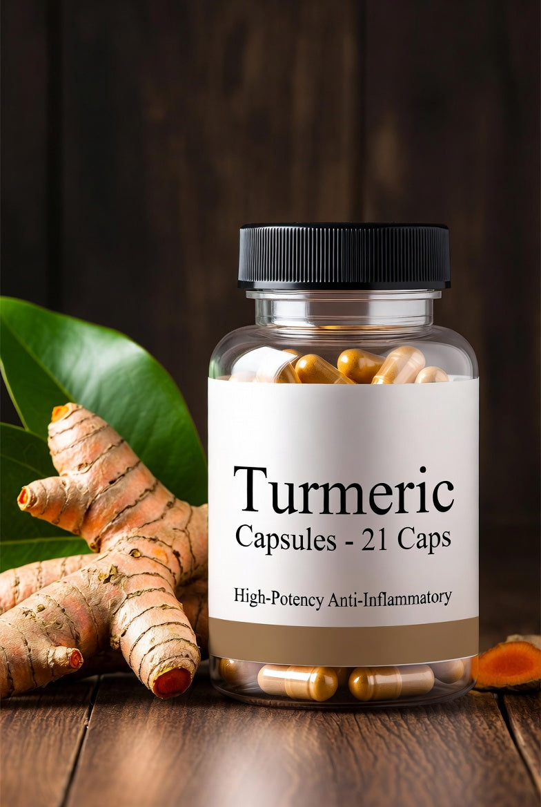 Turmeric Capsules – High-Potency Anti-Inflammatory Support